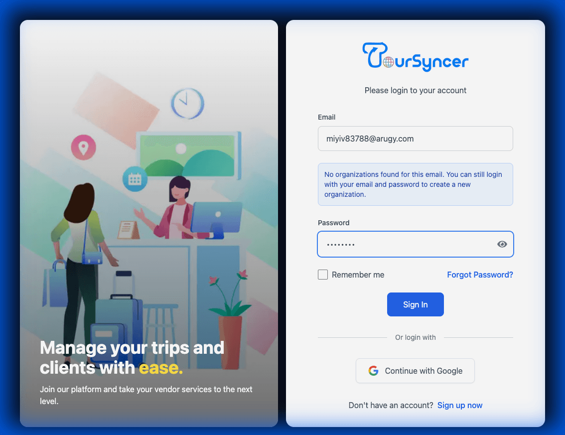 How to Login to Your Account screenshot