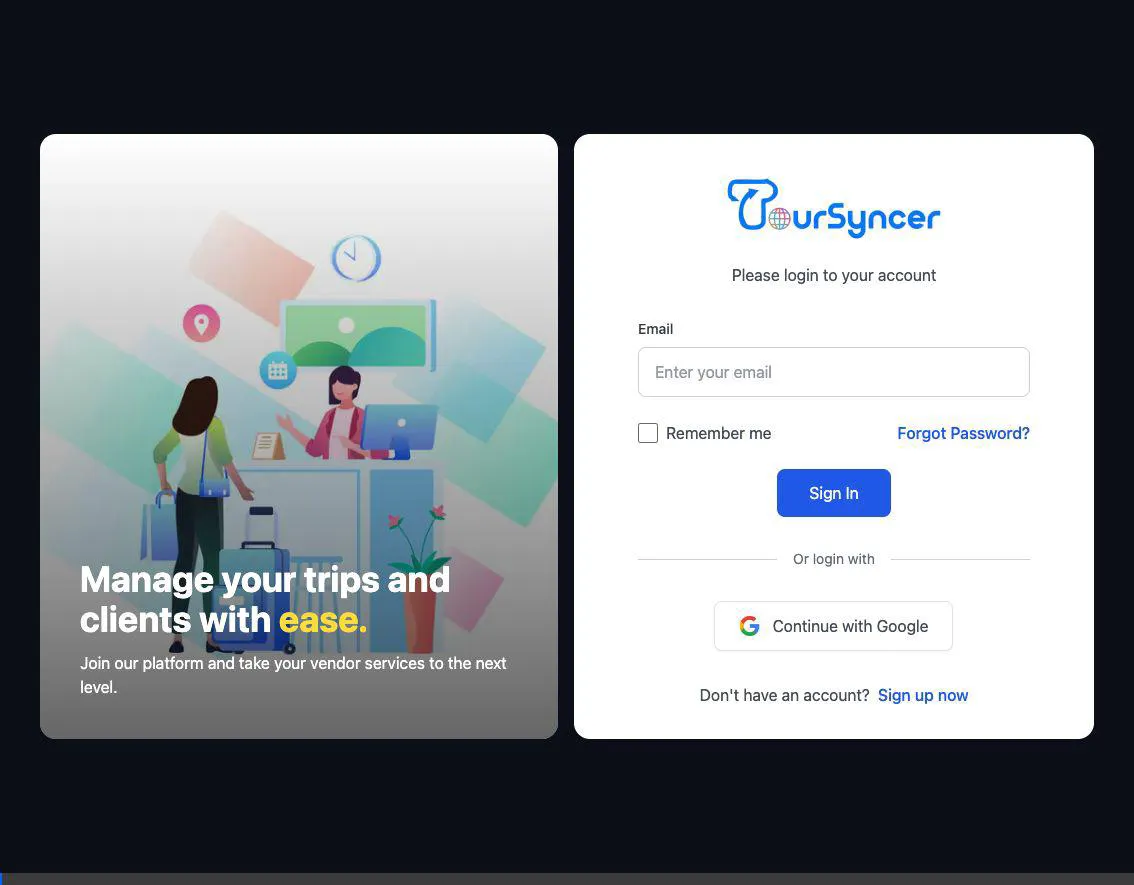How to Login to Your Account animated demonstration